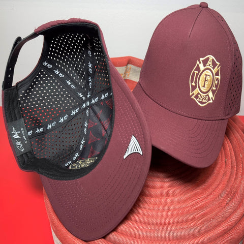 5 Panel Curved Maroon Hat