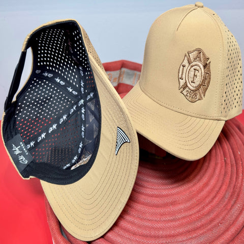 5 Panel Curved Tan Hat