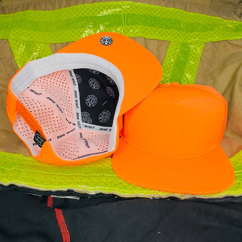 5 Panel Flat Neon Orange Blank