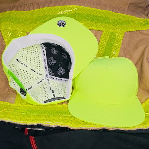 5 Panel Flat Neon Yellow Blank