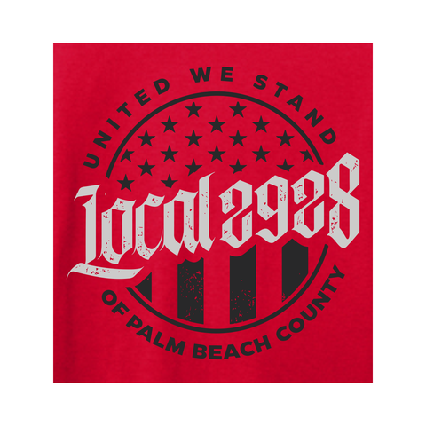 Local 2928 Men's Red Shirt