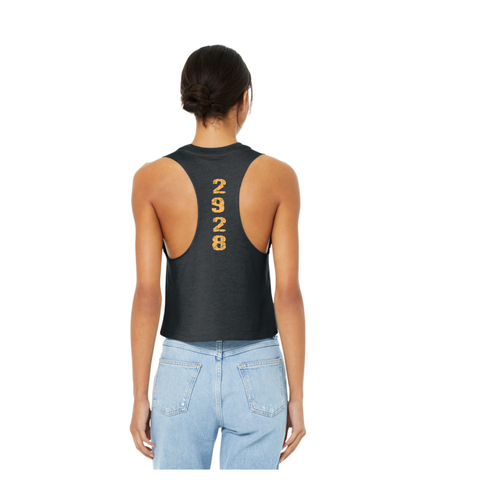 Dark Heather Women's Crop Top