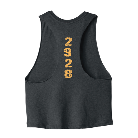 Dark Heather Women's Crop Top