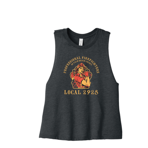Dark Heather Women's Crop Top