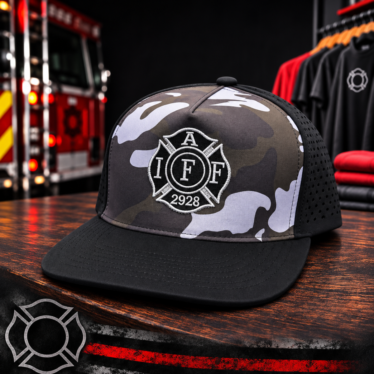 5 Panel Flat Camo Hat