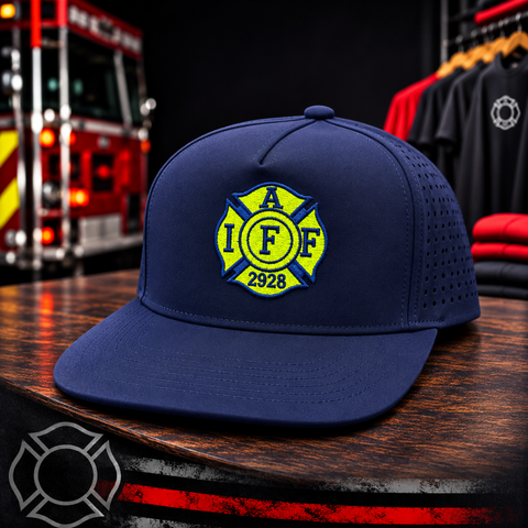 5 Panel Flat Navy Hat