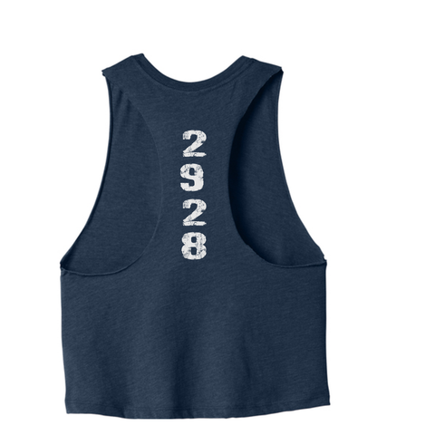 Navy Women's Crop Top