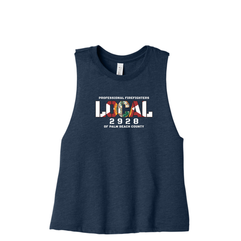 Navy Women's Crop Top