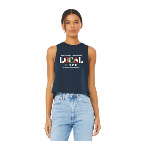 Navy Women's Crop Top