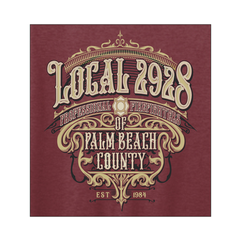 Local 2928 Maroon Frost Shirt