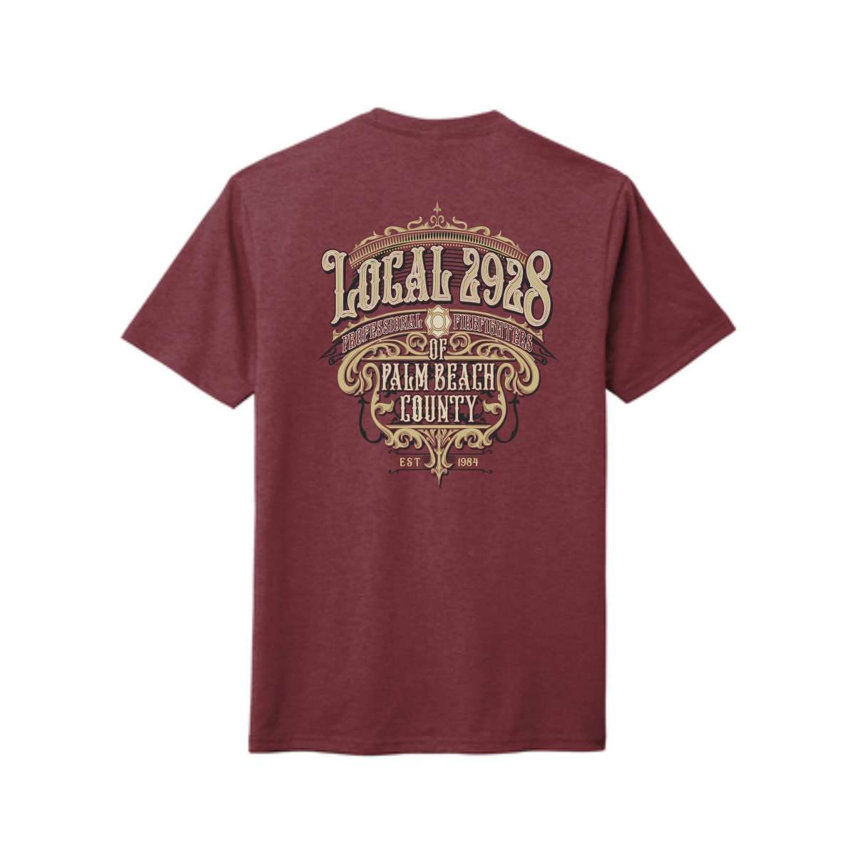 Local 2928 Maroon Frost Shirt