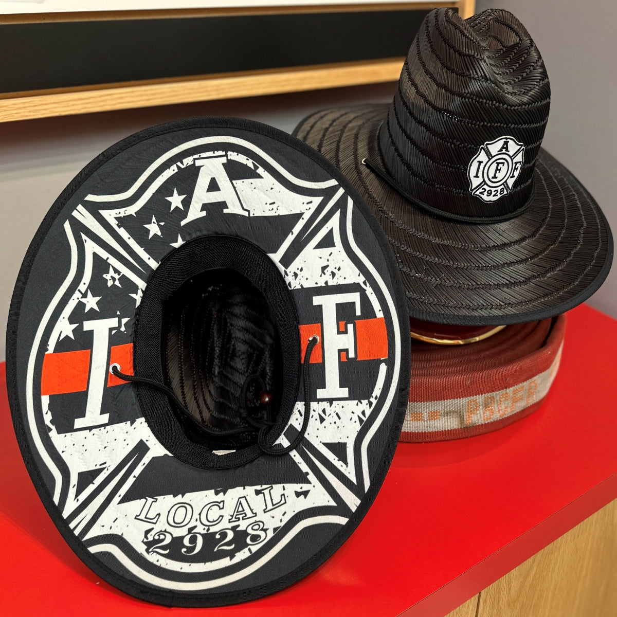 Red Line Straw Hat – Shop 2928