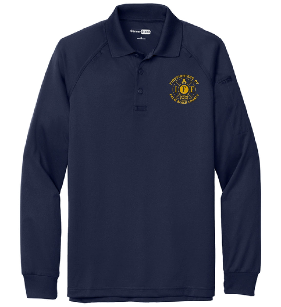 Navy Long Sleeve Polo