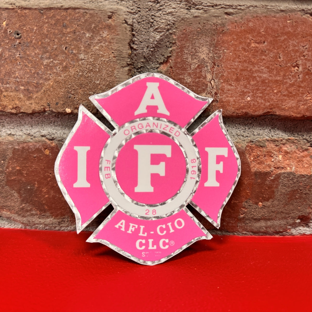 Pink Reflective Decal
